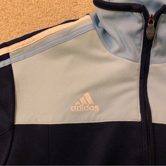 Adidas Argentina Soccer Blue Full Zip Jacket Pockets Mens Size XL 2007 - Picture 3 of 15